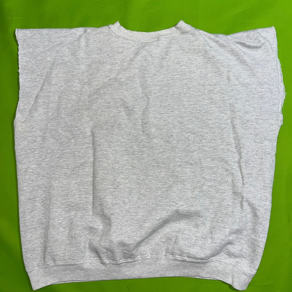 Vintage 90s Discus Athletic North Carolina Tar Heels Sleeveless Sweatshirt 2XL - Picture 2 of 5